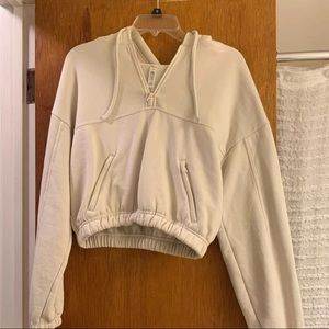 Alo yoga stadium half zip hoodie